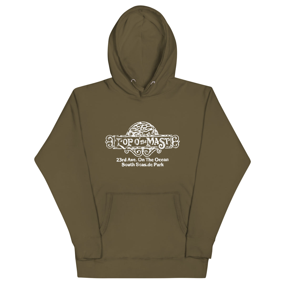 Top O' The Mast - SEASIDE PARK - Unisex Hoodie Military Green