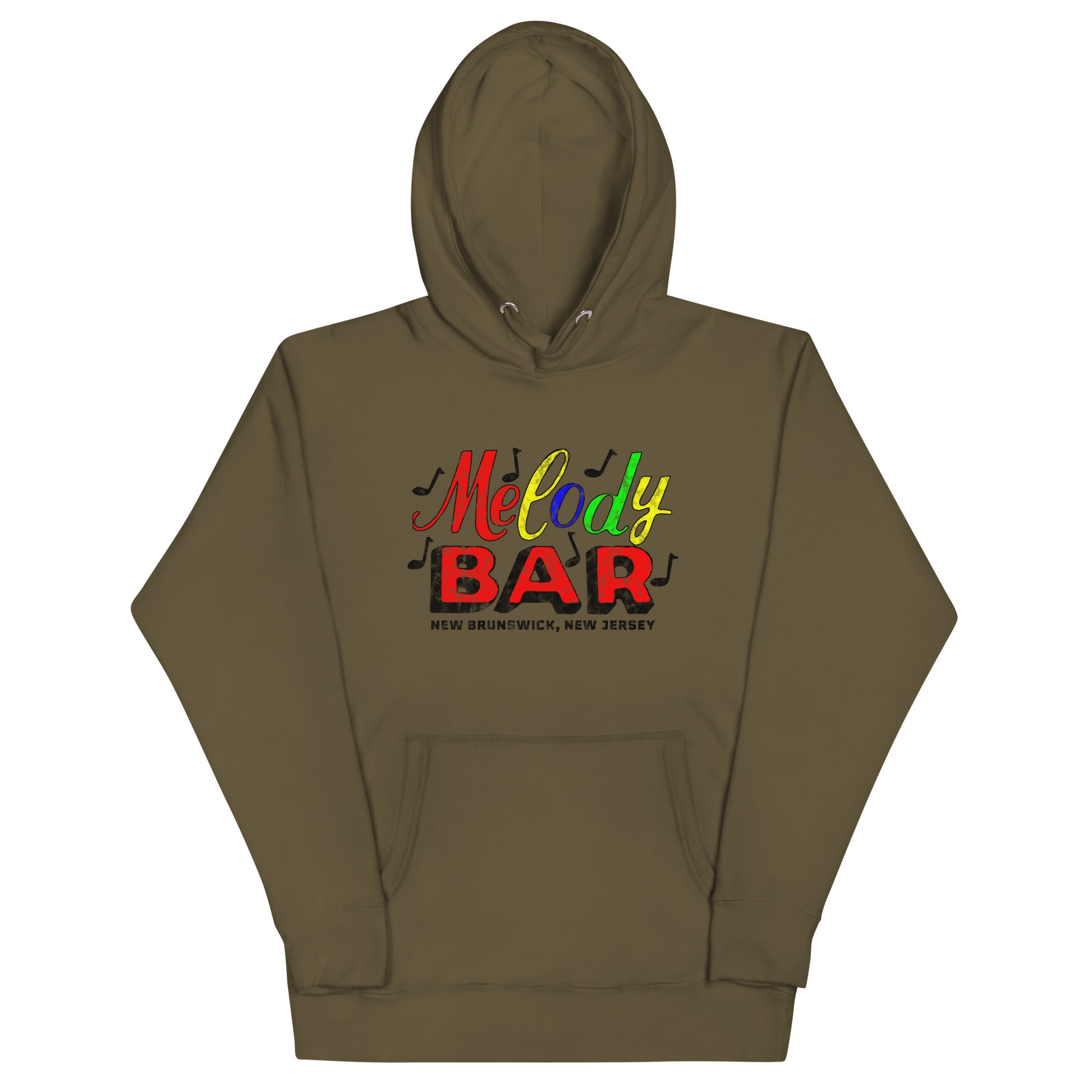 Melody Bar - NEW BRUNSWICK - Unisex Hoodie Military Green