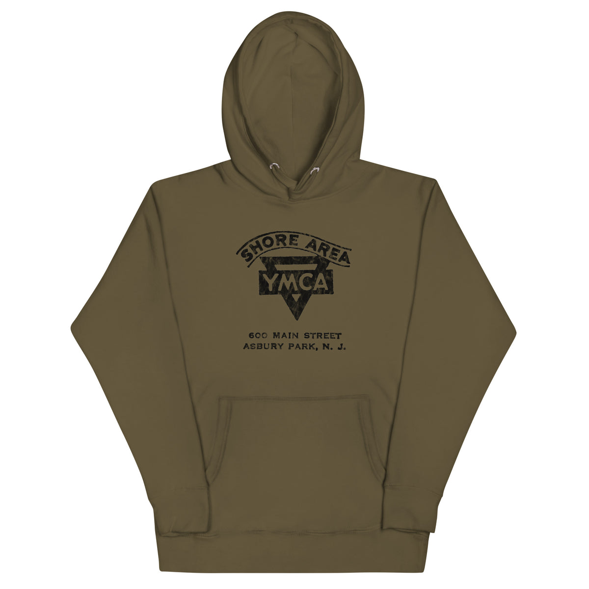 Shore Area YMCA - ASBURY PARK - Unisex Hoodie Military Green