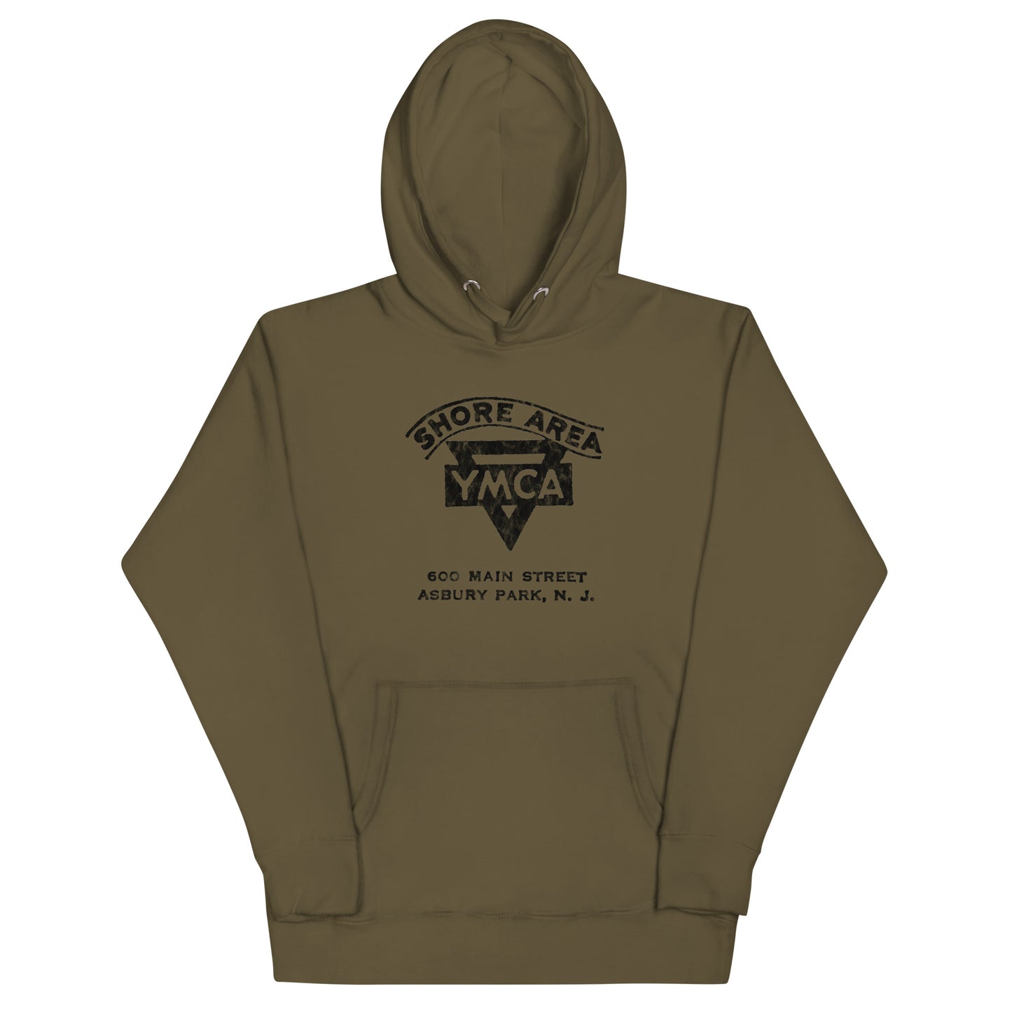 Shore Area YMCA - ASBURY PARK - Unisex Hoodie Military Green
