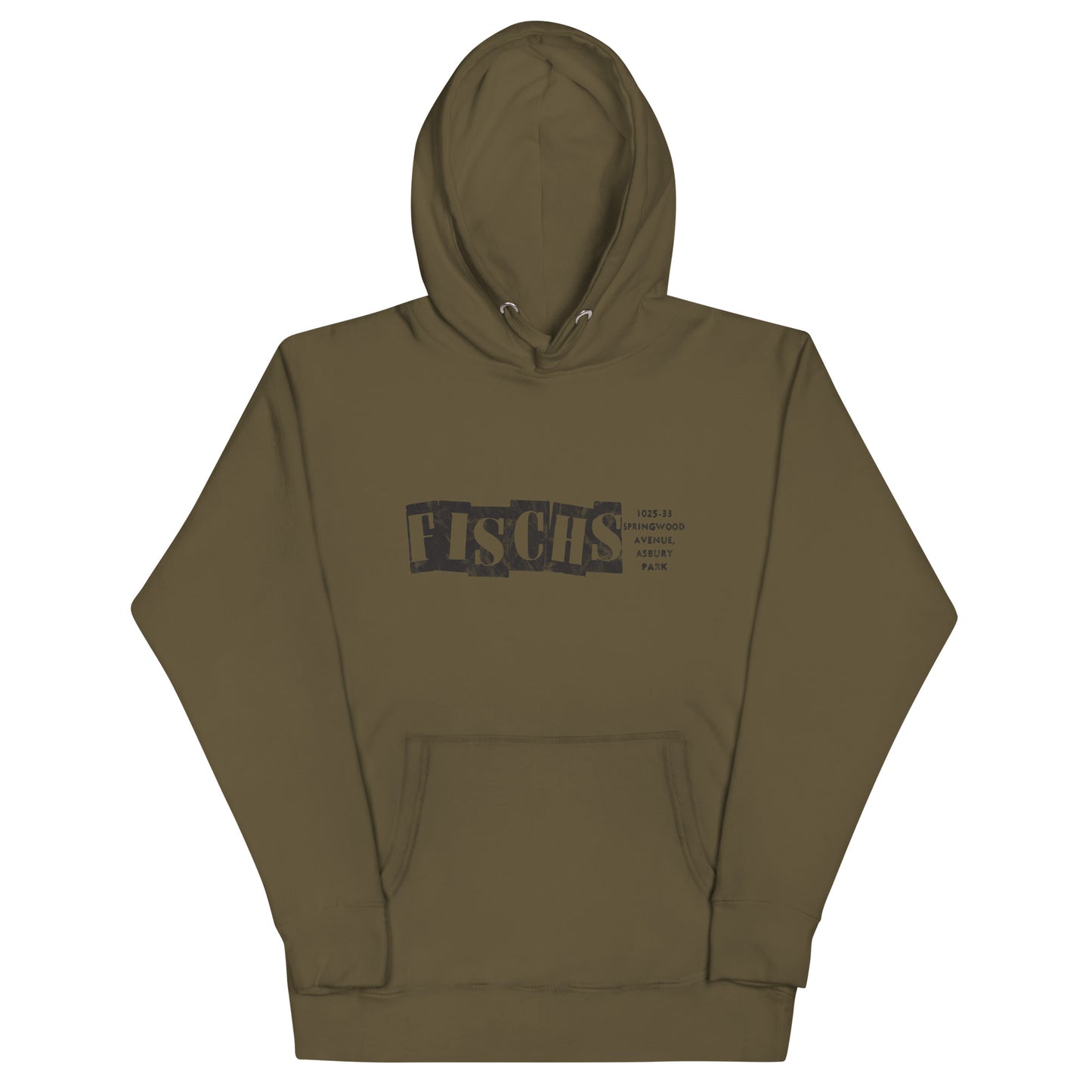 Fisch's - ASBURY PARK - Unisex Hoodie Military Green
