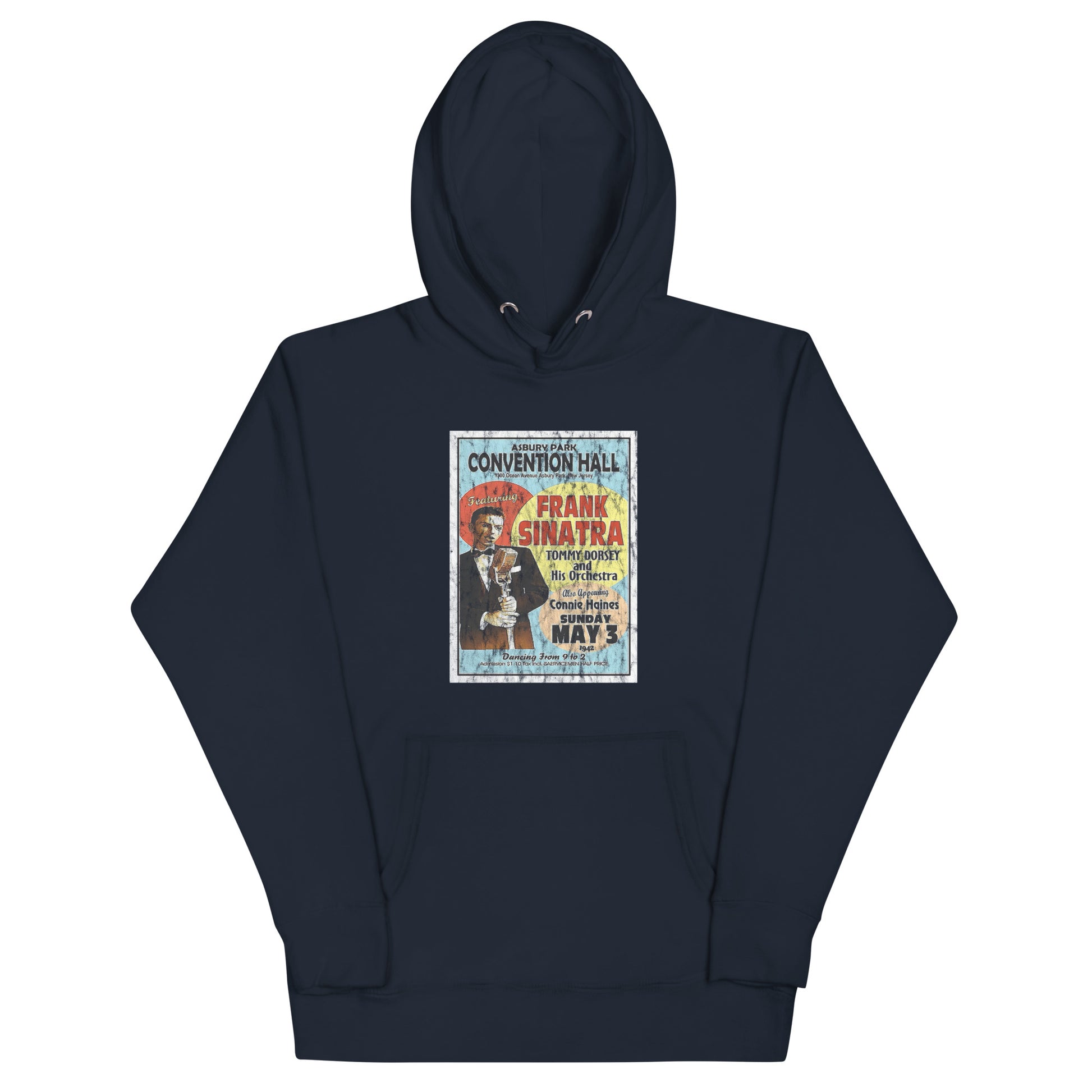 Sinatra at Convention Hall - ASBURY PARK - Unisex Hoodie Navy Blazer