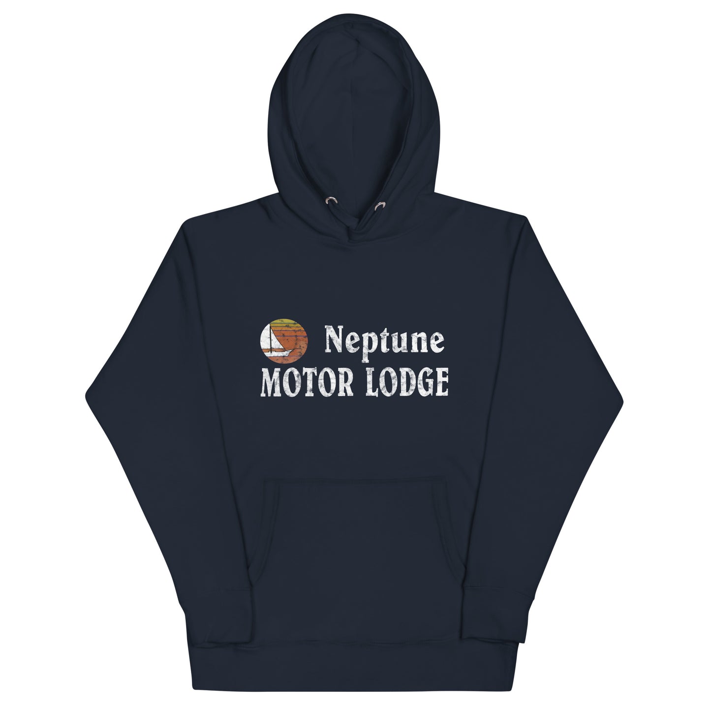 Neptune Motor Lodge - NEPTUNE - Unisex Hoodie Navy Blazer