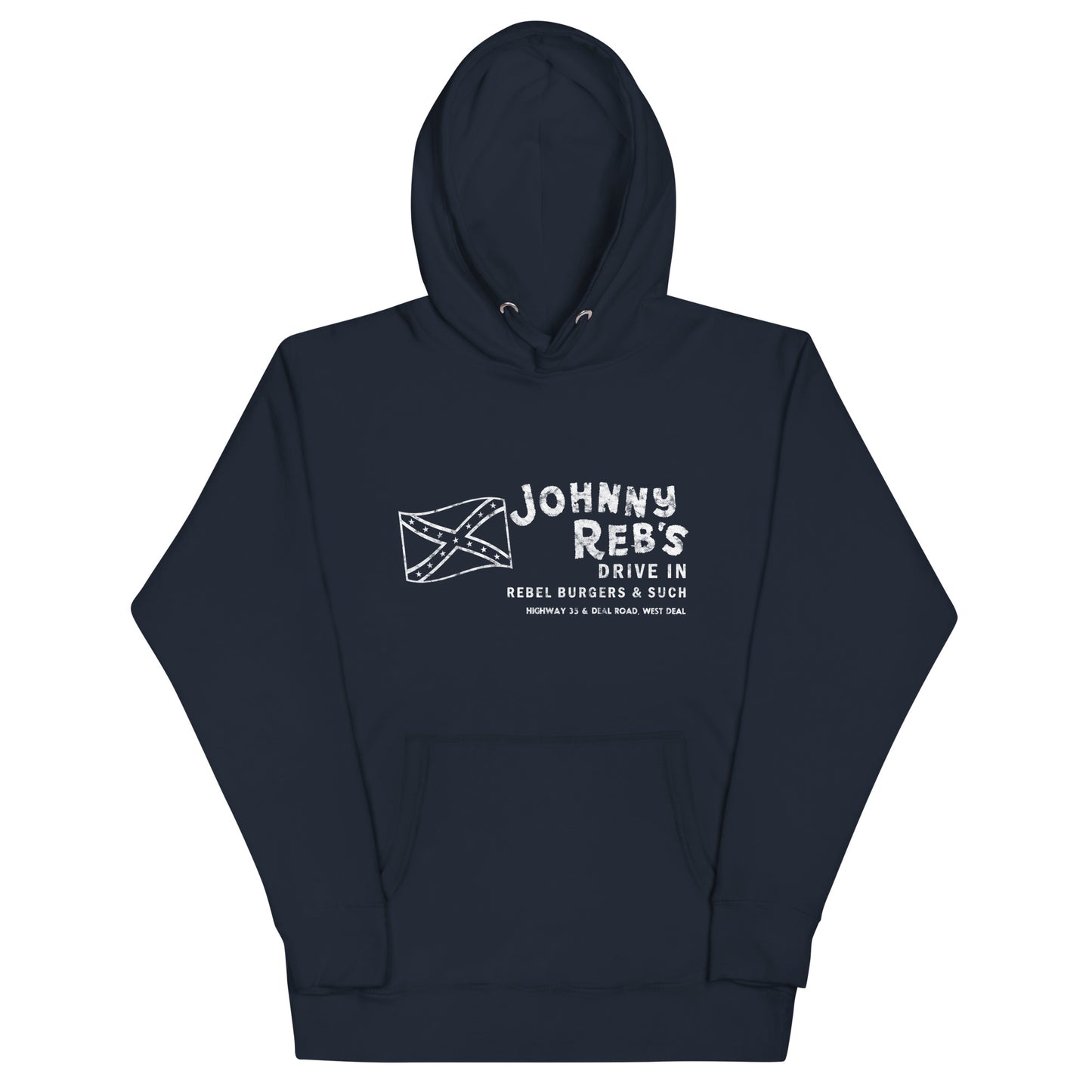 Johnny Reb's - OCEAN - Unisex Hoodie Navy Blazer