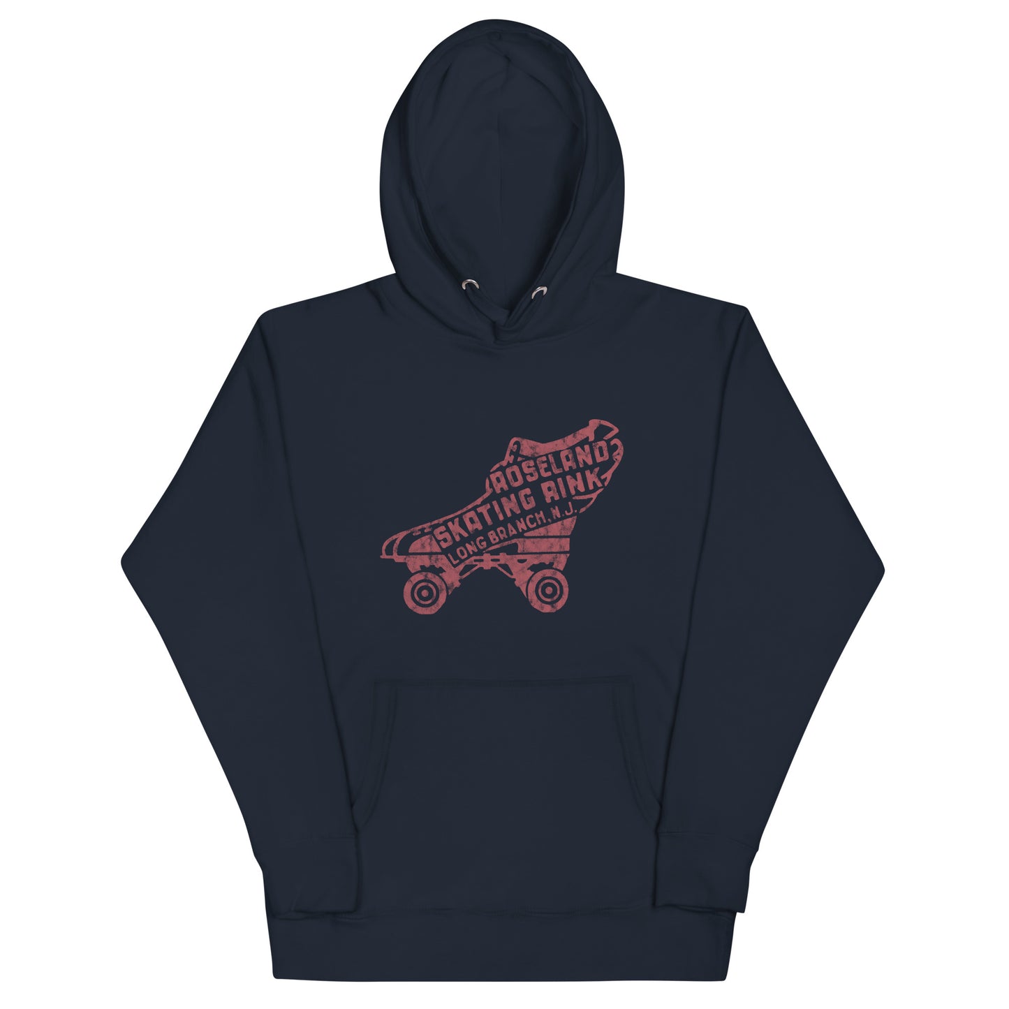 Roseland Skating Rink - LONG BRANCH - Unisex Hoodie Navy Blazer