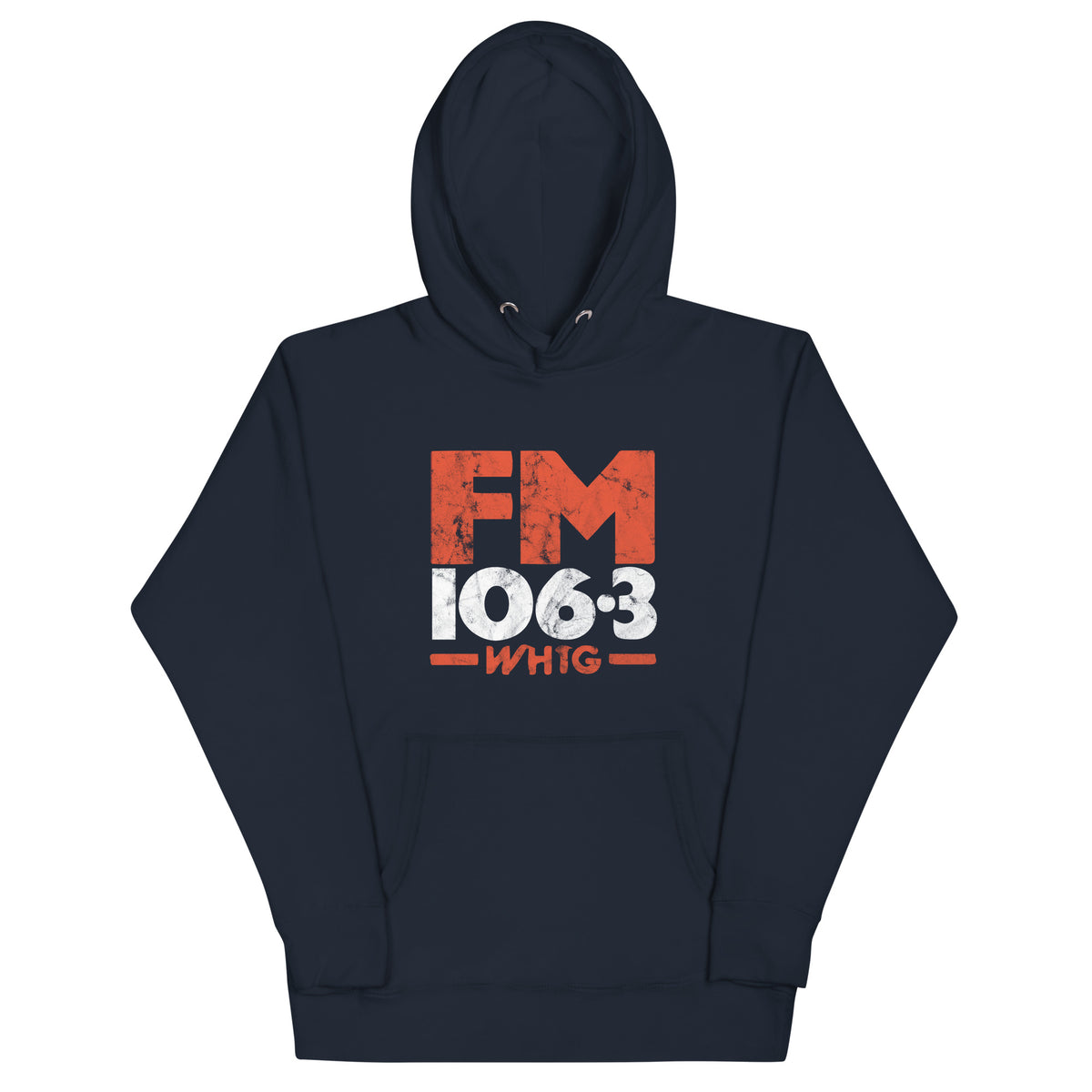 FM106.3 WHTG - NEW JERSEY - Unisex Hoodie Navy Blazer