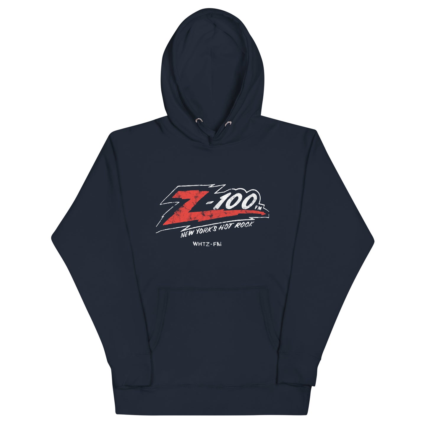 Z-100 FM New York's Hot Rock - NEW JERSEY / NEW YORK / CONNECTICUT - Unisex Hoodie Navy Blazer
