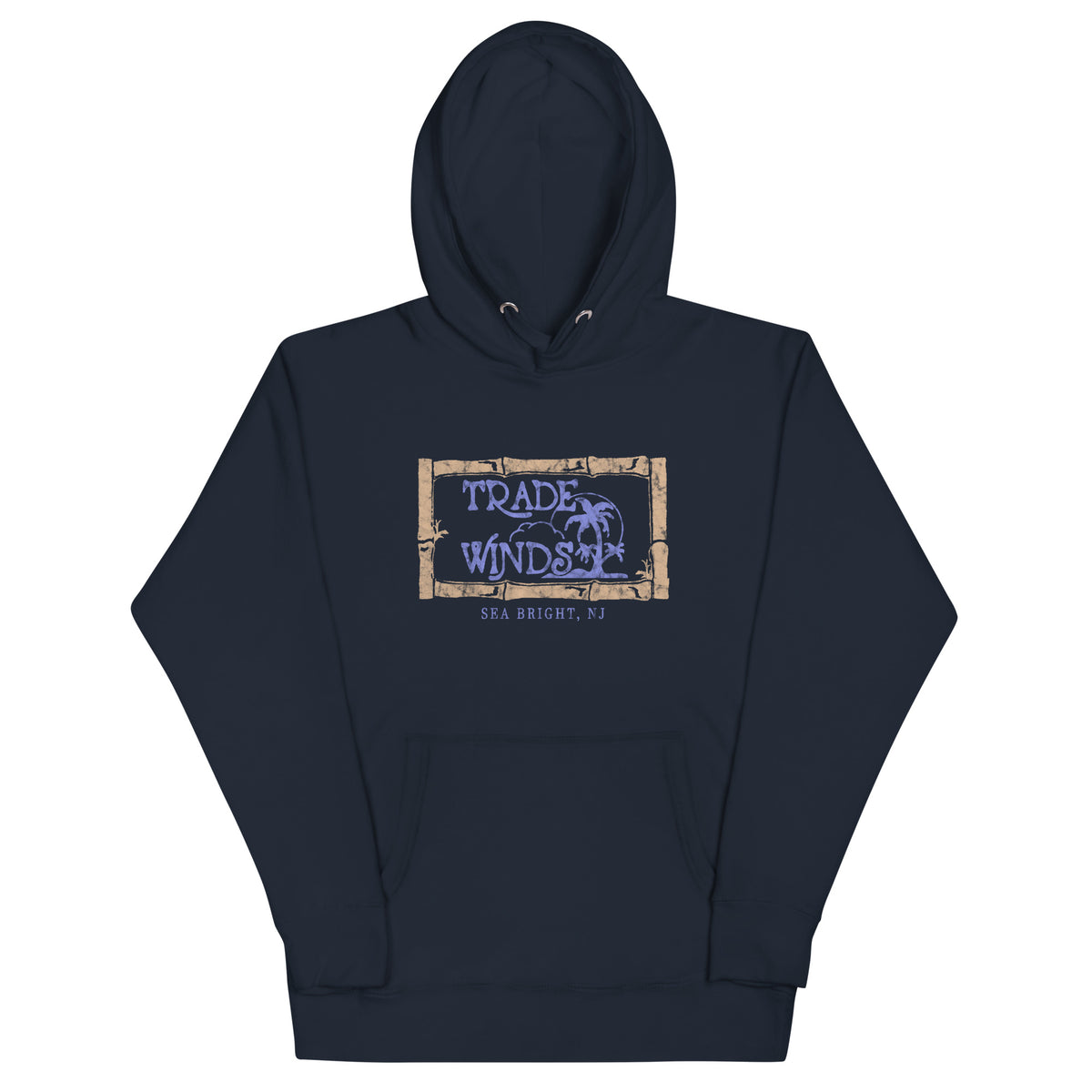 Tradewinds Nightclub - SEA BRIGHT - Unisex Hoodie Navy Blazer