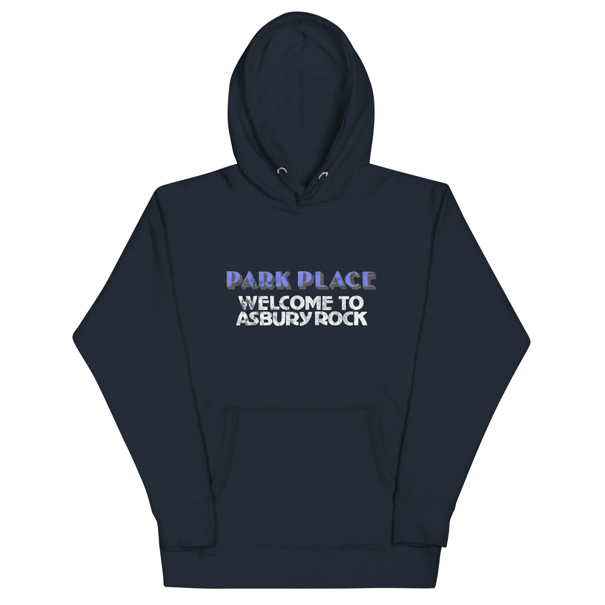 Park Place - ASBURY PARK - Unisex Hoodie Navy Blazer