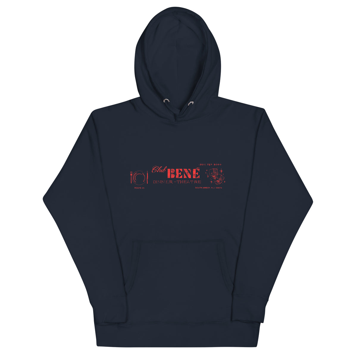Club Bené - SOUTH AMBOY - Unisex Hoodie Navy Blazer