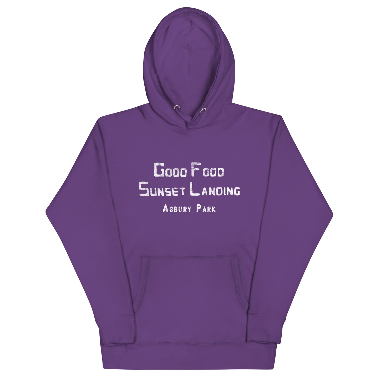 Sunset Landing - ASBURY PARK - Unisex Hoodie Purple