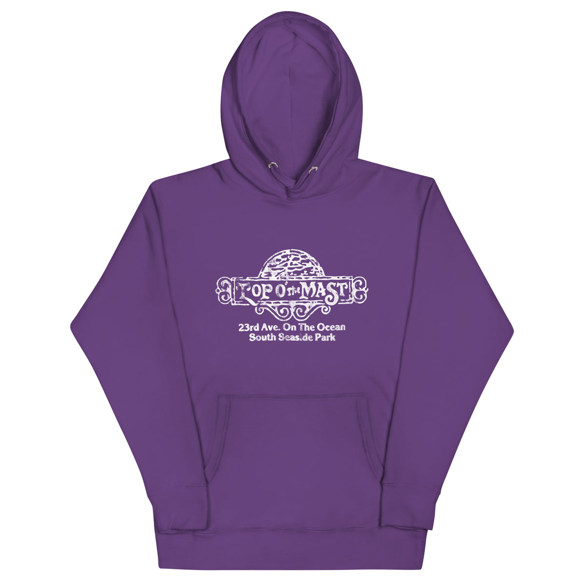 Top O' The Mast - SEASIDE PARK - Unisex Hoodie Purple