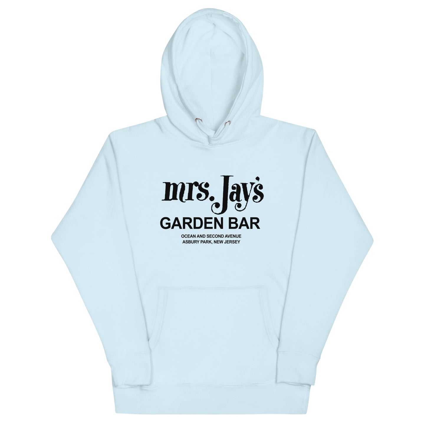 Mrs. Jay's Garden Bar - ASBURY PARK - Unisex Hoodie Sky Blue