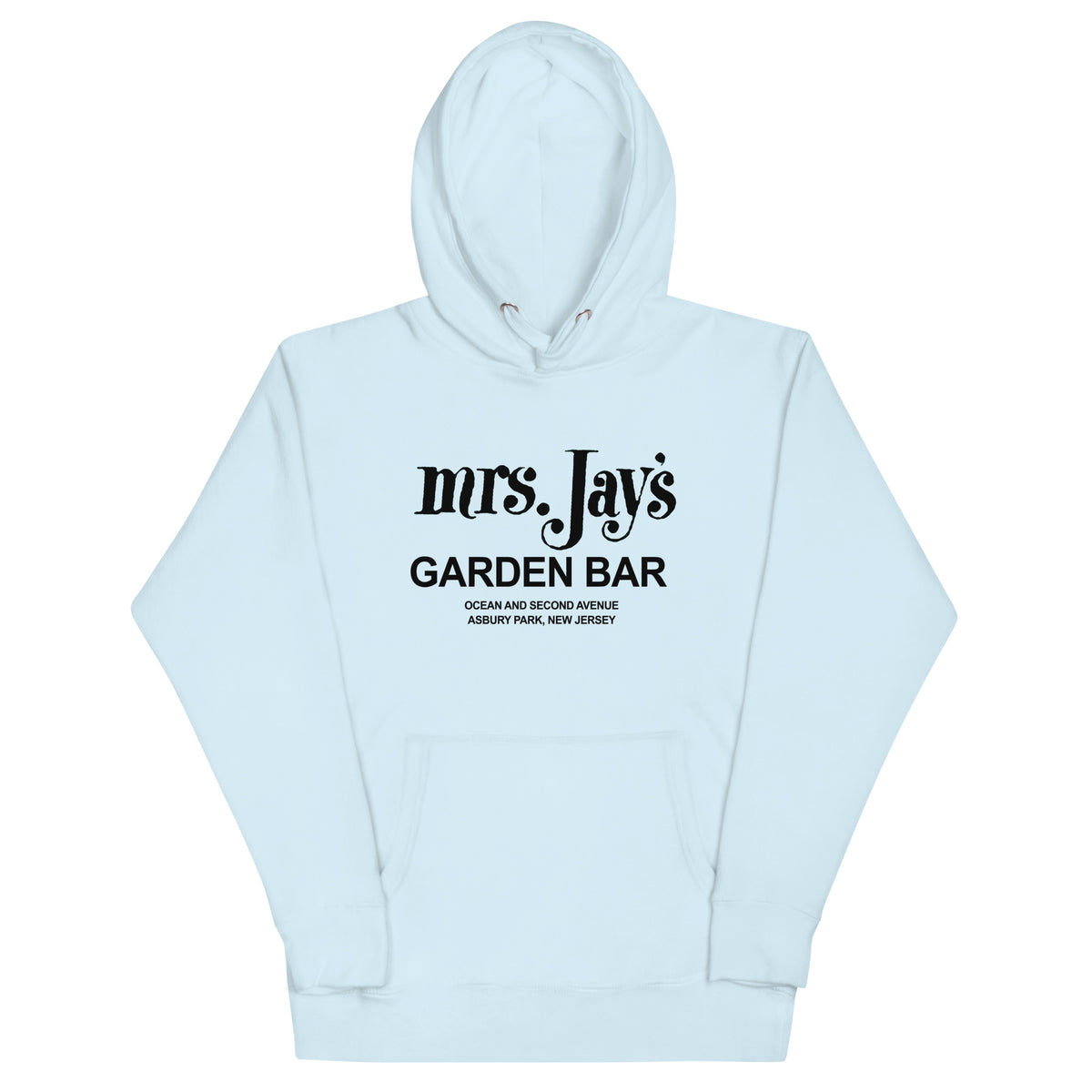 Mrs. Jay's Garden Bar - ASBURY PARK - Unisex Hoodie Sky Blue
