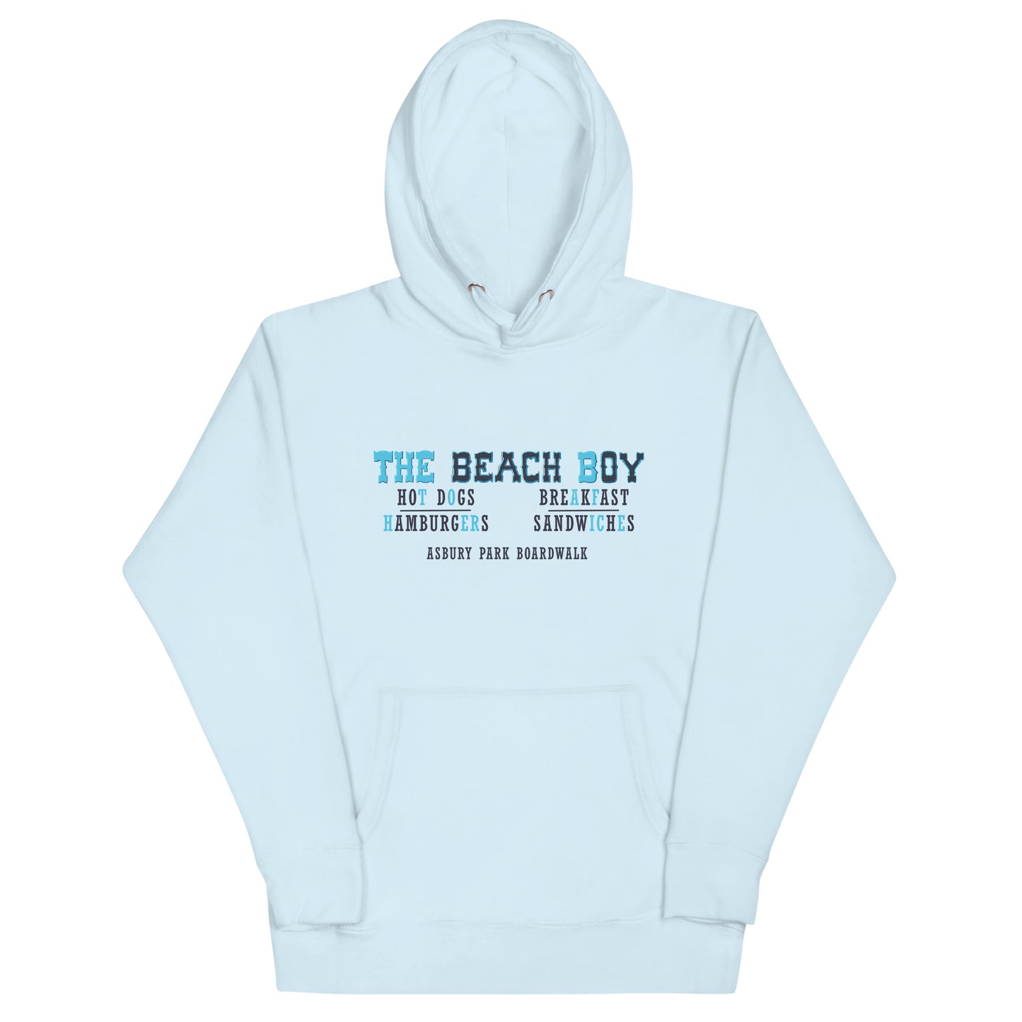 The Beach Boy - ASBURY PARK - Unisex Hoodie Sky Blue