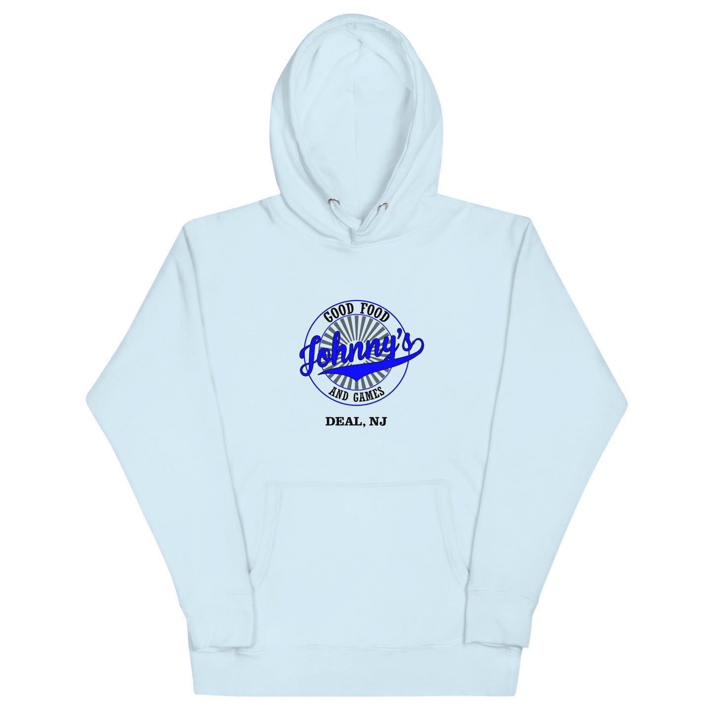 Johnny's Good Food & Games - DEAL - Unisex Hoodie Sky Blue