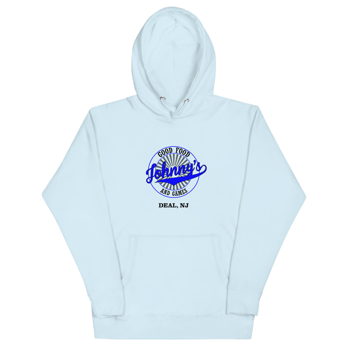 Johnny's Good Food & Games - DEAL - Unisex Hoodie Sky Blue
