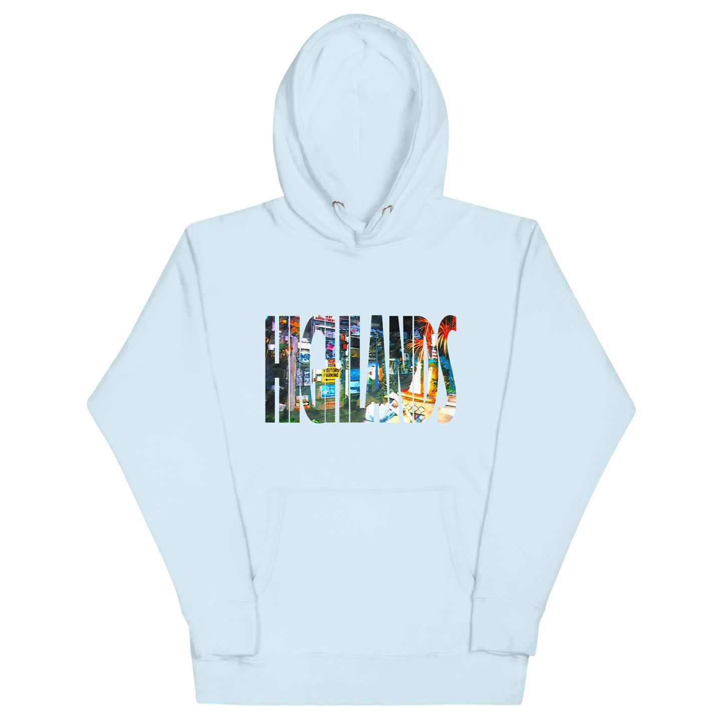 Bud's Grave / HIGHLANDS - HIGHLANDS - Unisex Hoodie Sky Blue