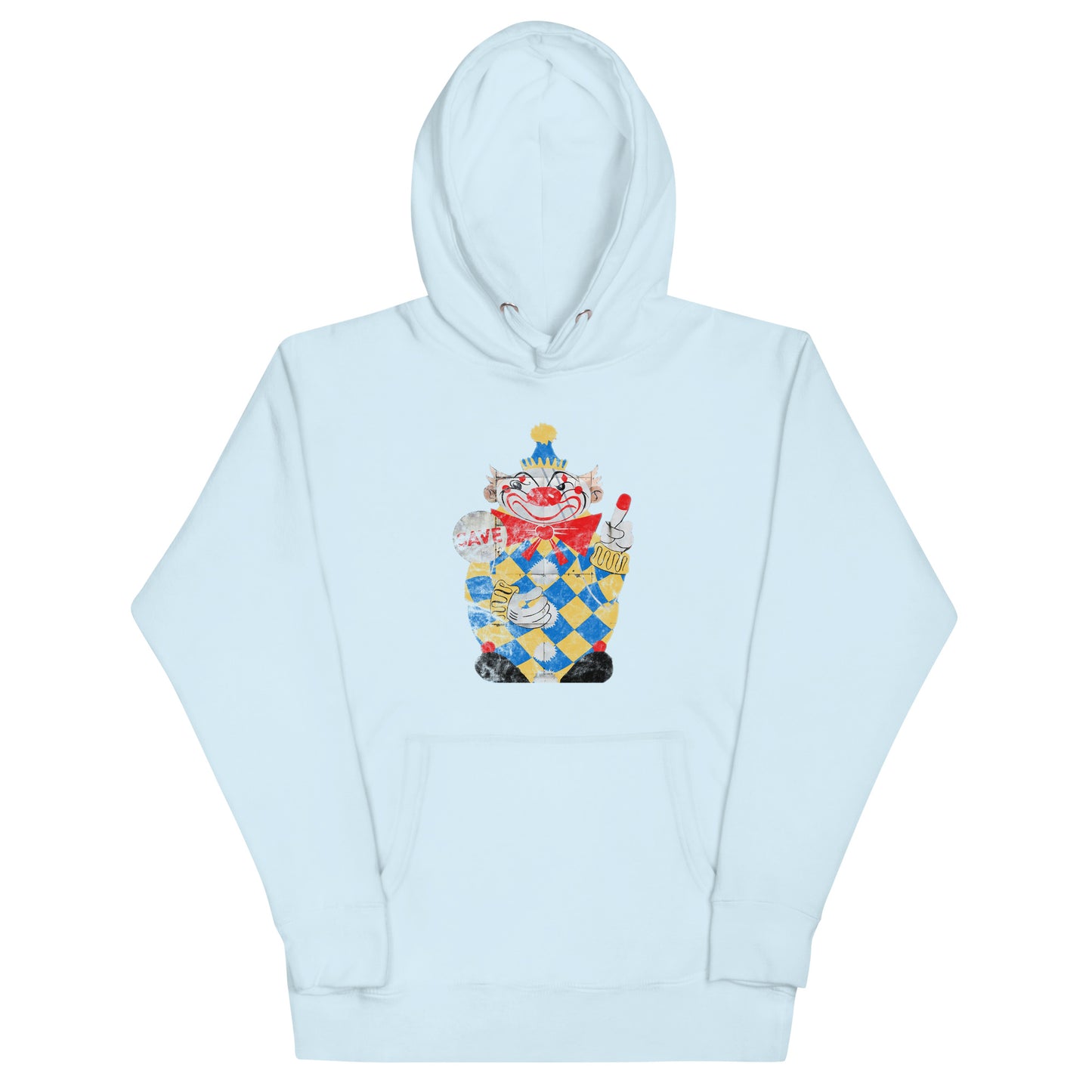 Calico The Evil Clown / Food Circus - MIDDLETOWN - Unisex Hoodie Sky Blue
