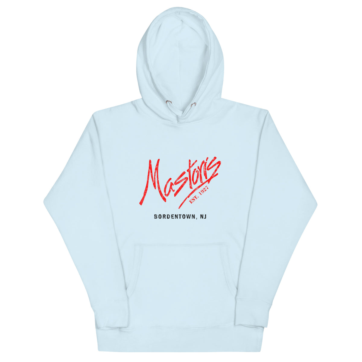 Mastoris - BORDENTOWN - Unisex Hoodie Sky Blue