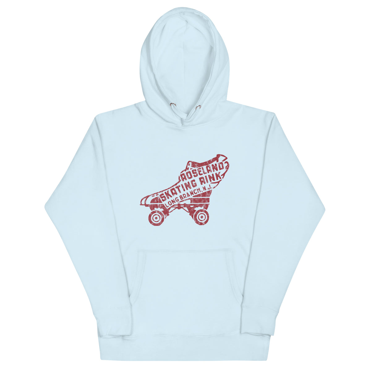 Roseland Skating Rink - LONG BRANCH - Unisex Hoodie Sky Blue