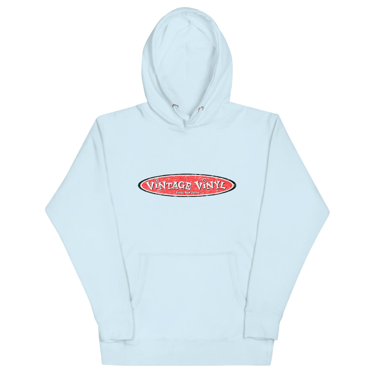 Vintage Vinyl - FORDS - Unisex Hoodie Sky Blue