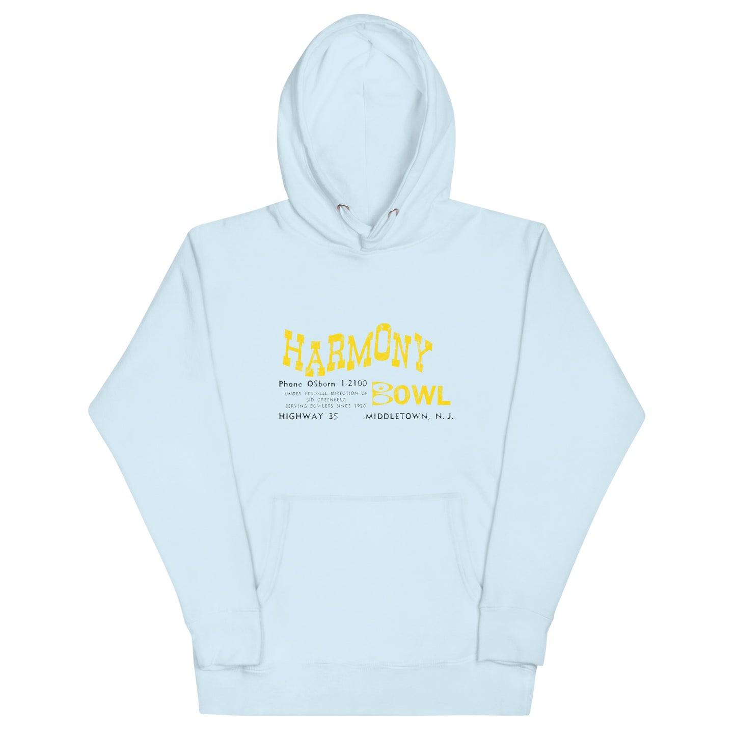 Harmony Bowl - MIDDLETOWN - Unisex Hoodie Sky Blue