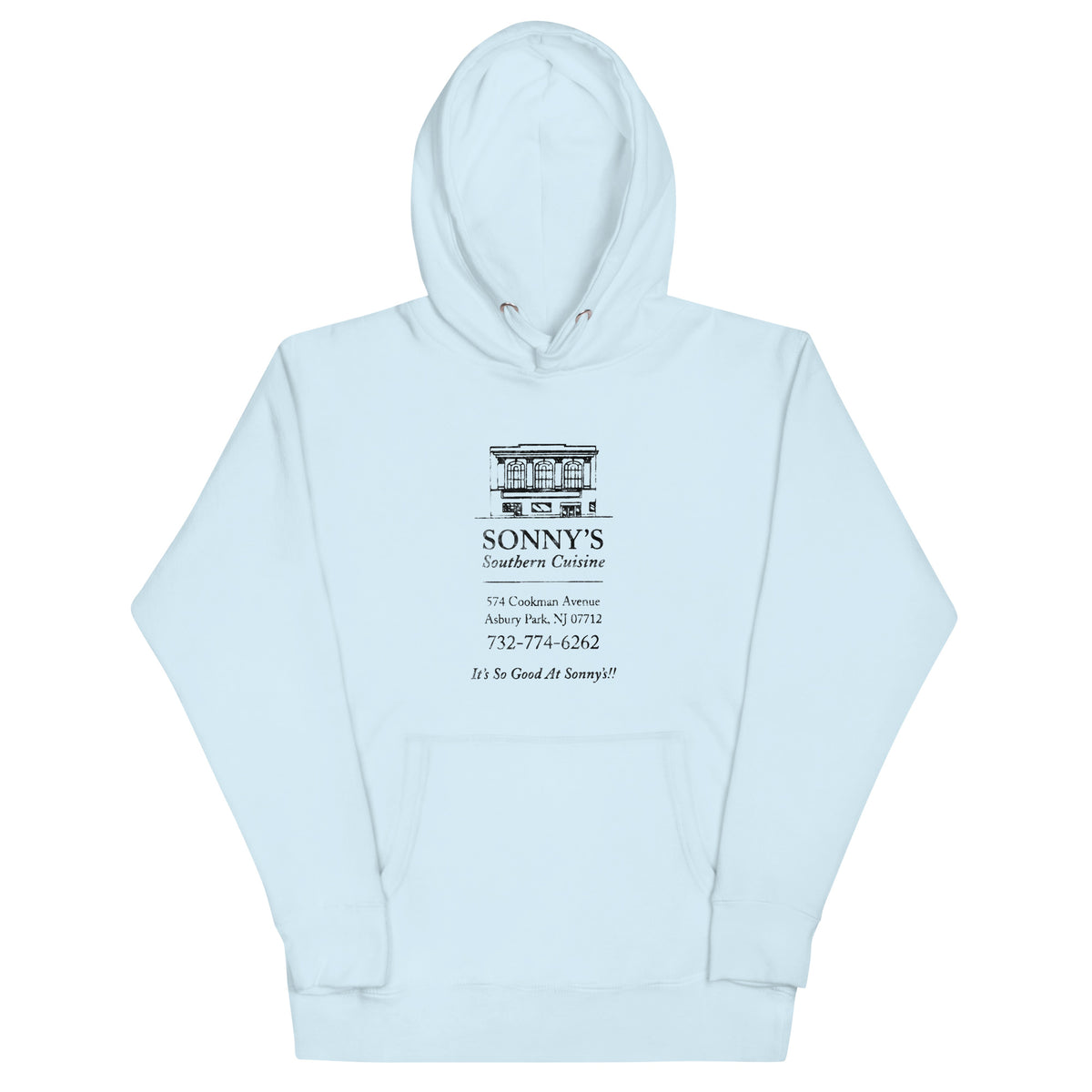 Sonny's Southern Cuisine - ASBURY PARK - Unisex Hoodie Sky Blue