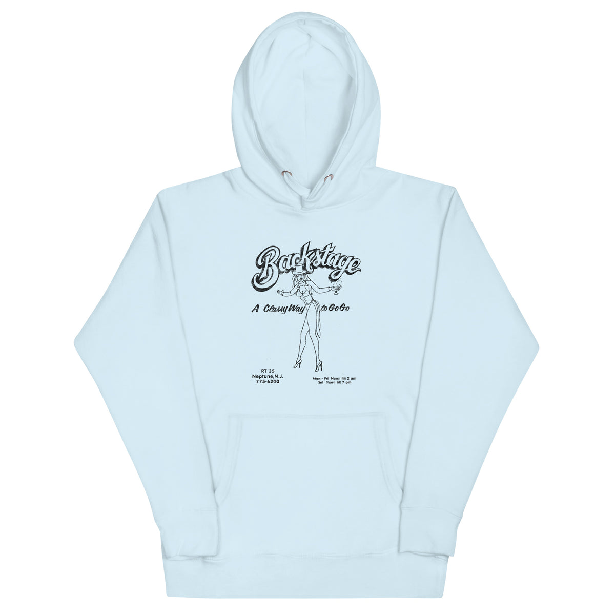 Backstage Go-Go Club - NEPTUNE - Unisex Hoodie Sky Blue