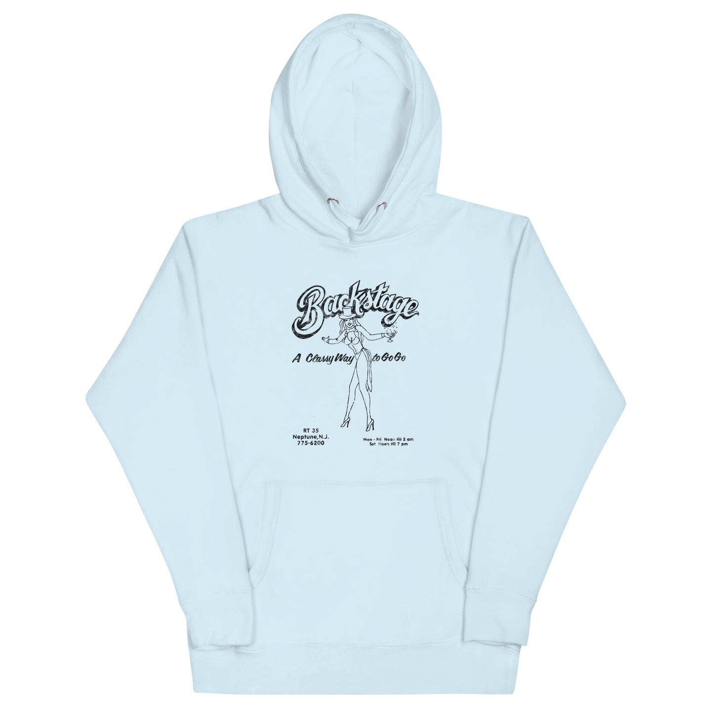 Backstage Go-Go Club - NEPTUNE - Unisex Hoodie Sky Blue