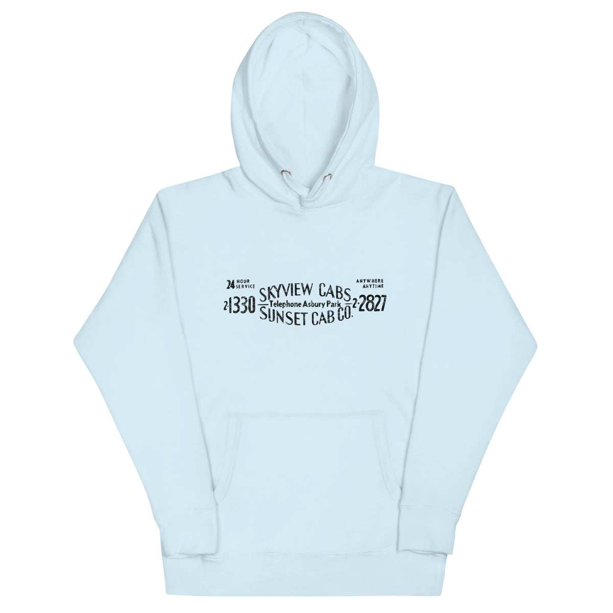 Skyview Cabs / Sunset Cab Co. - ASBURY PARK - Unisex Hoodie Sky Blue
