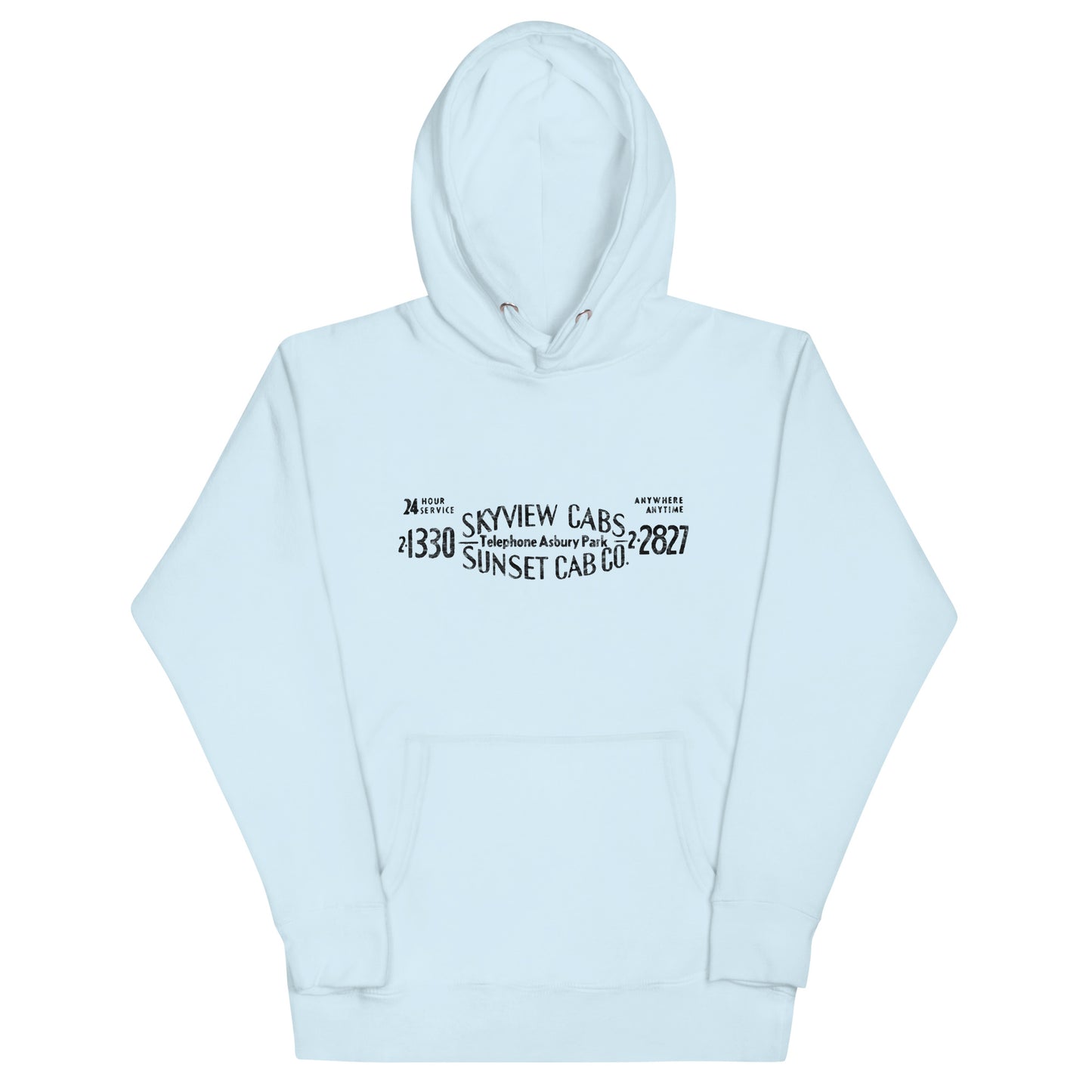 Skyview Cabs / Sunset Cab Co. - ASBURY PARK - Unisex Hoodie Sky Blue