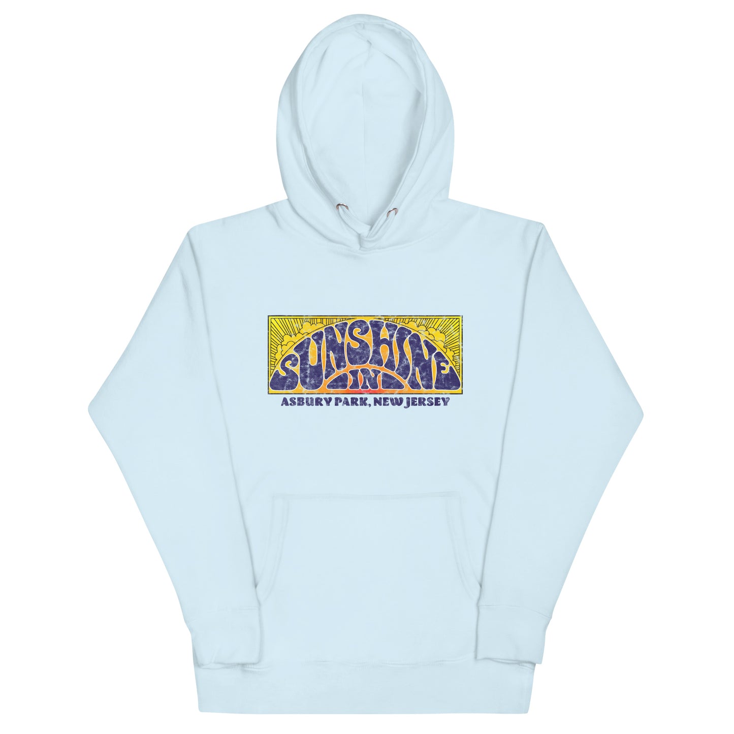 Sunshine In - ASBURY PARK - Unisex Hoodie Sky Blue