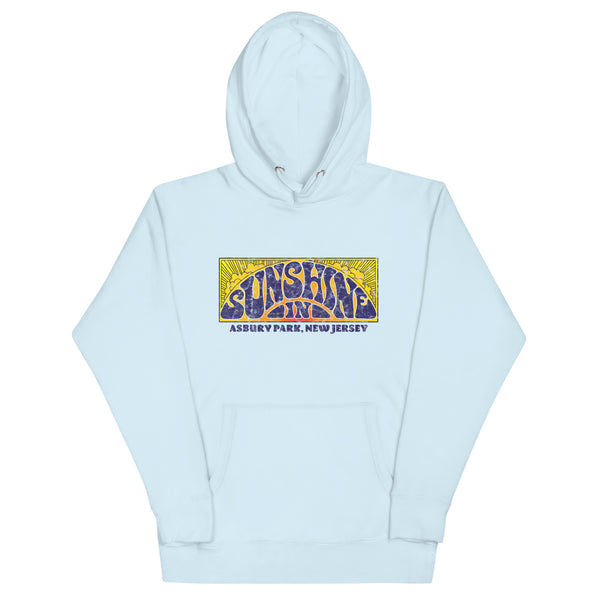 Sunshine In - ASBURY PARK - Unisex Hoodie Sky Blue