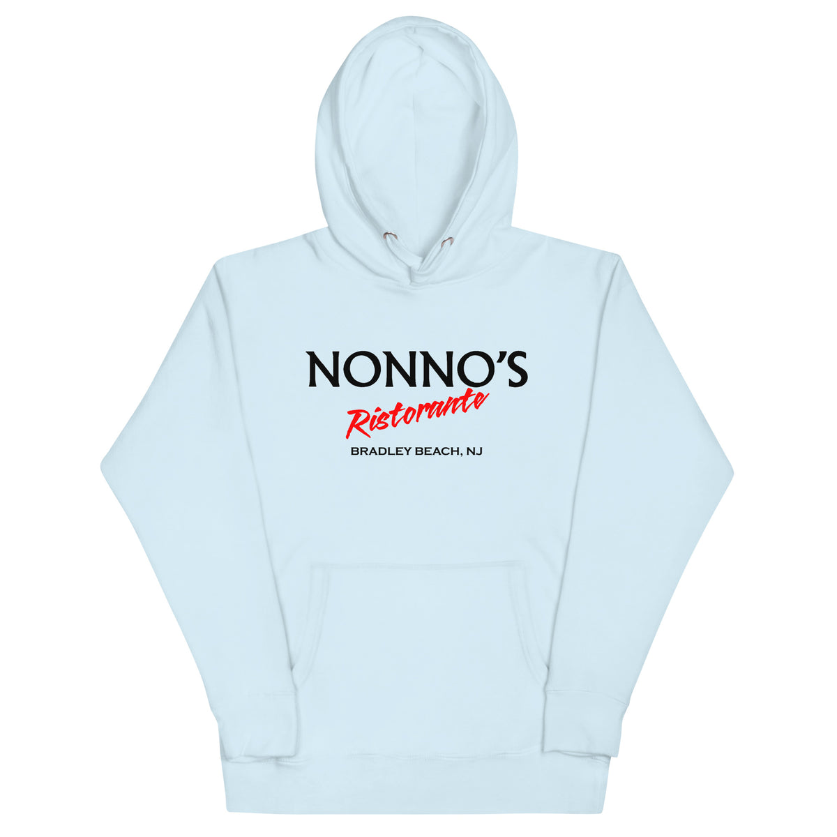 Nonno's Ristorante - BRADLEY BEACH - Unisex Hoodie Sky Blue