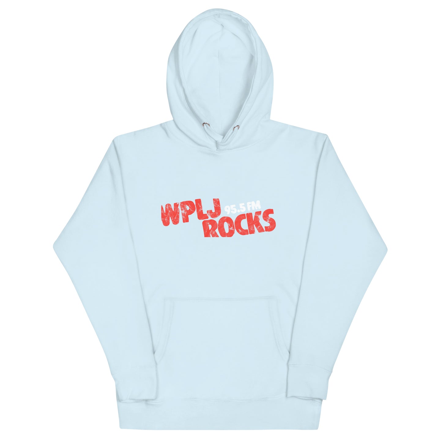 WPLJ 95.5 Rocks - NEW JERSEY / NEW YORK / CONNECTICUT - Unisex Hoodie Sky Blue