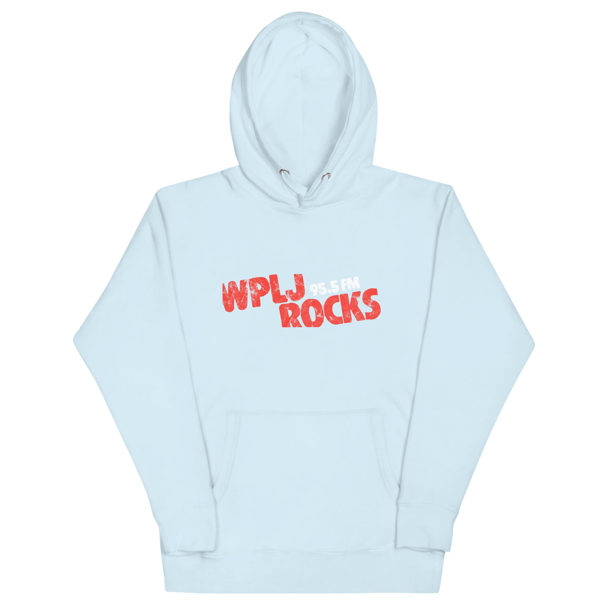 WPLJ 95.5 Rocks - NEW JERSEY / NEW YORK / CONNECTICUT - Unisex Hoodie Sky Blue