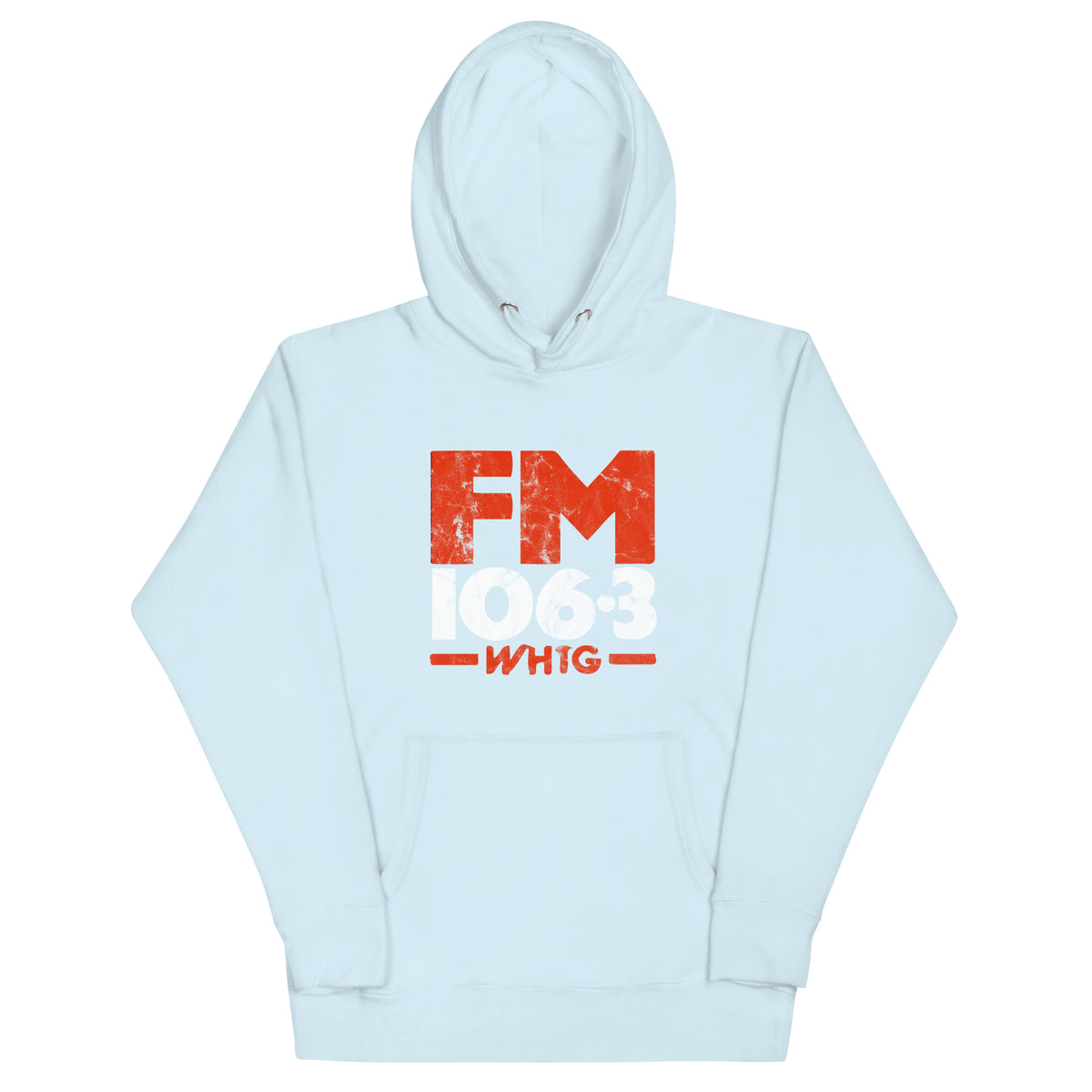 FM106.3 WHTG - NEW JERSEY - Unisex Hoodie Sky Blue