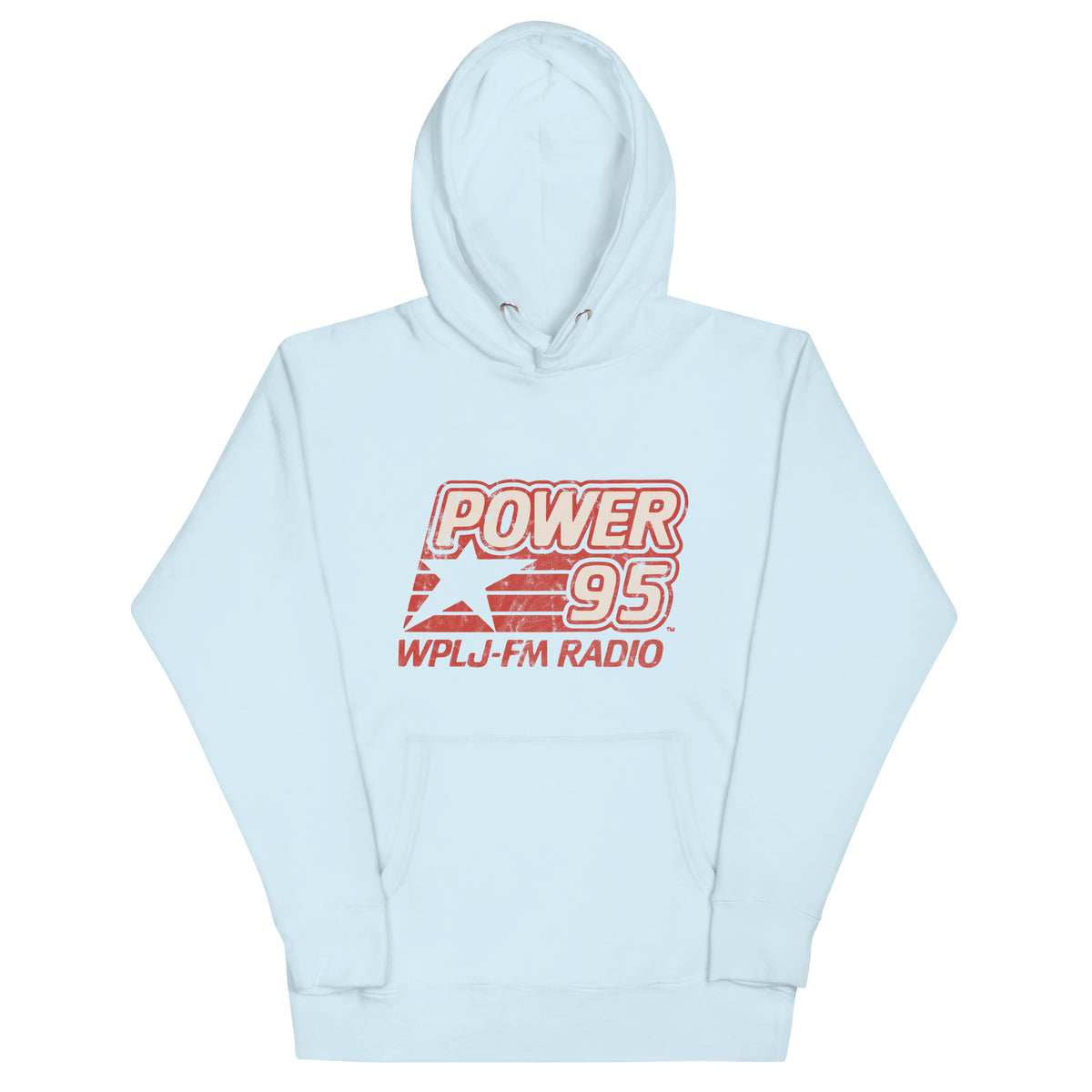 Power 95 WPLJ-FM - NEW JERSEY / NEW YORK / CONNECTICUT - Unisex Hoodie Sky Blue