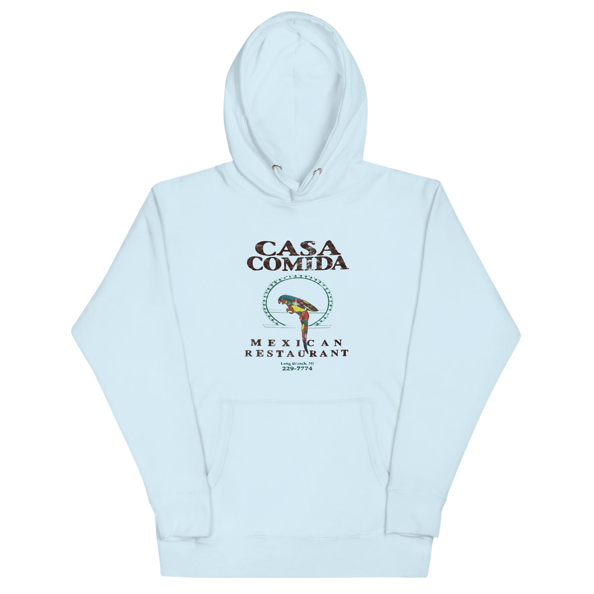 Casa Comida - LONG BRANCH - Unisex Hoodie Sky Blue