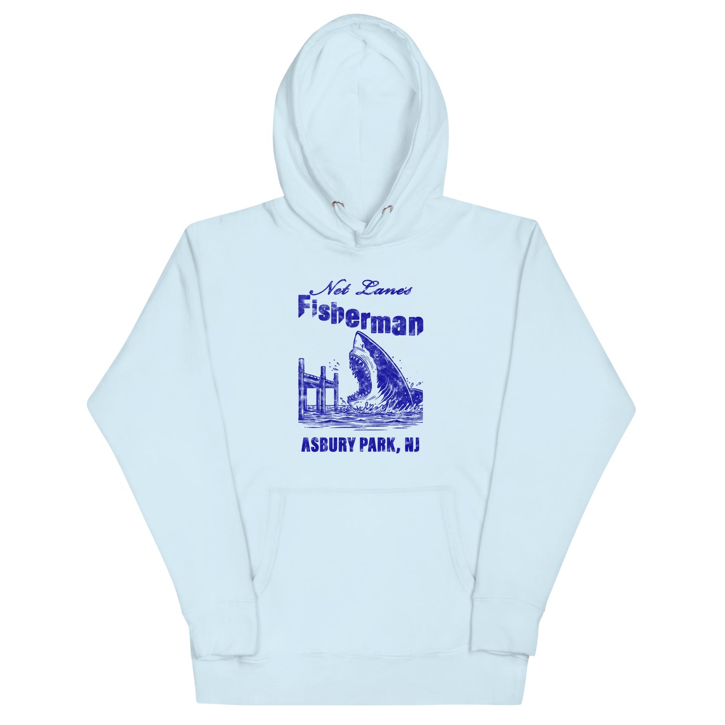 Net Lane's Fisherman - ASBURY PARK - Unisex Hoodie Sky Blue