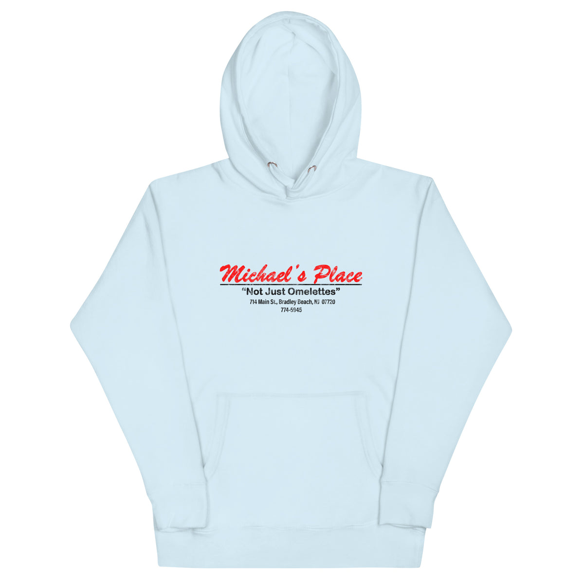 Michael's Place - BRADLEY BEACH - Unisex Hoodie Sky Blue