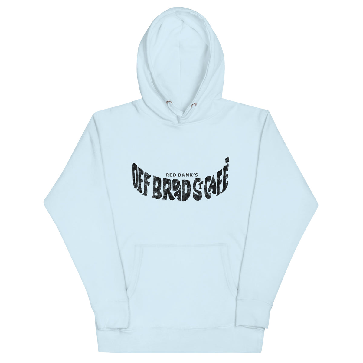 Off Broad St. Cafe - RED BANK - Unisex Hoodie Sky Blue
