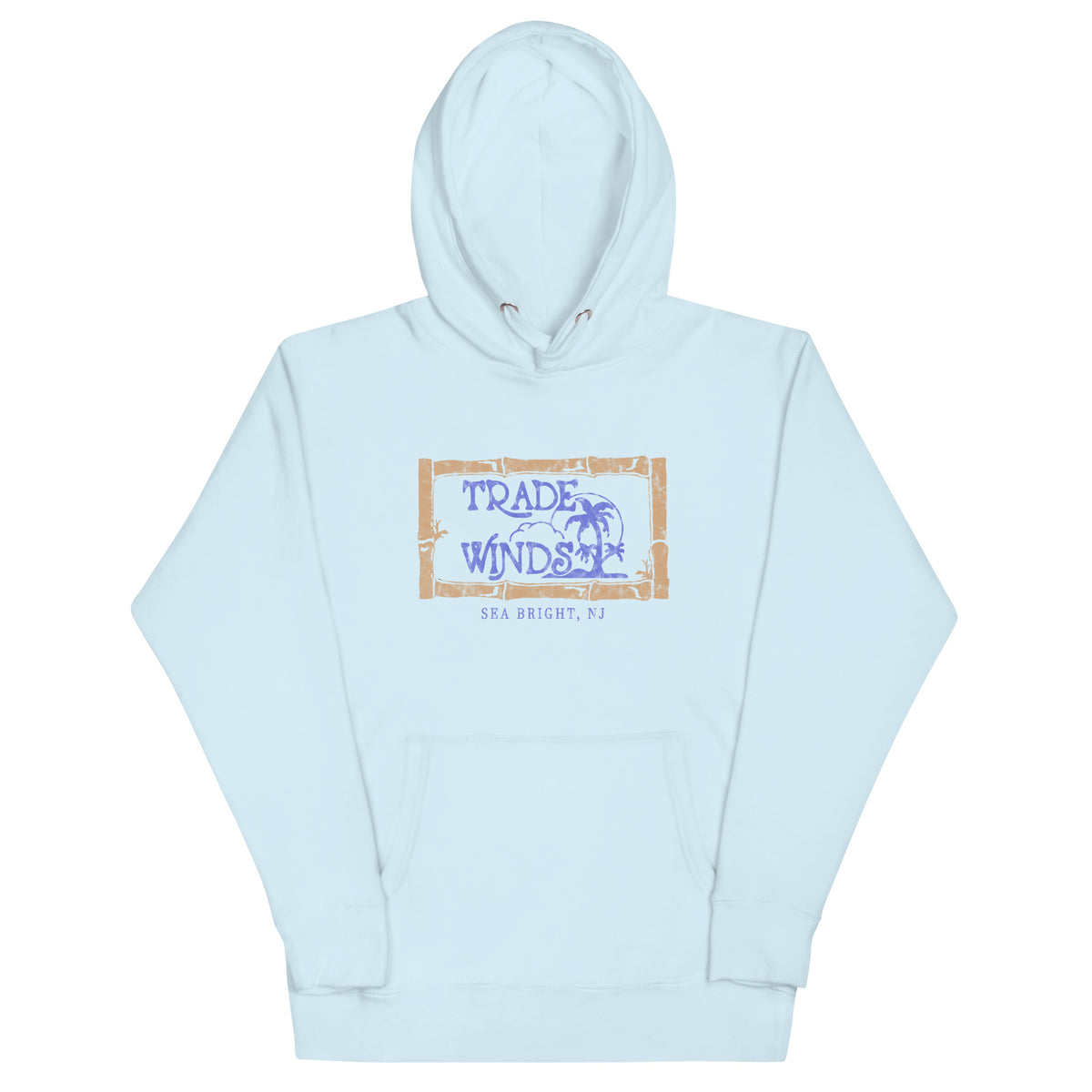 Tradewinds Nightclub - SEA BRIGHT - Unisex Hoodie Sky Blue