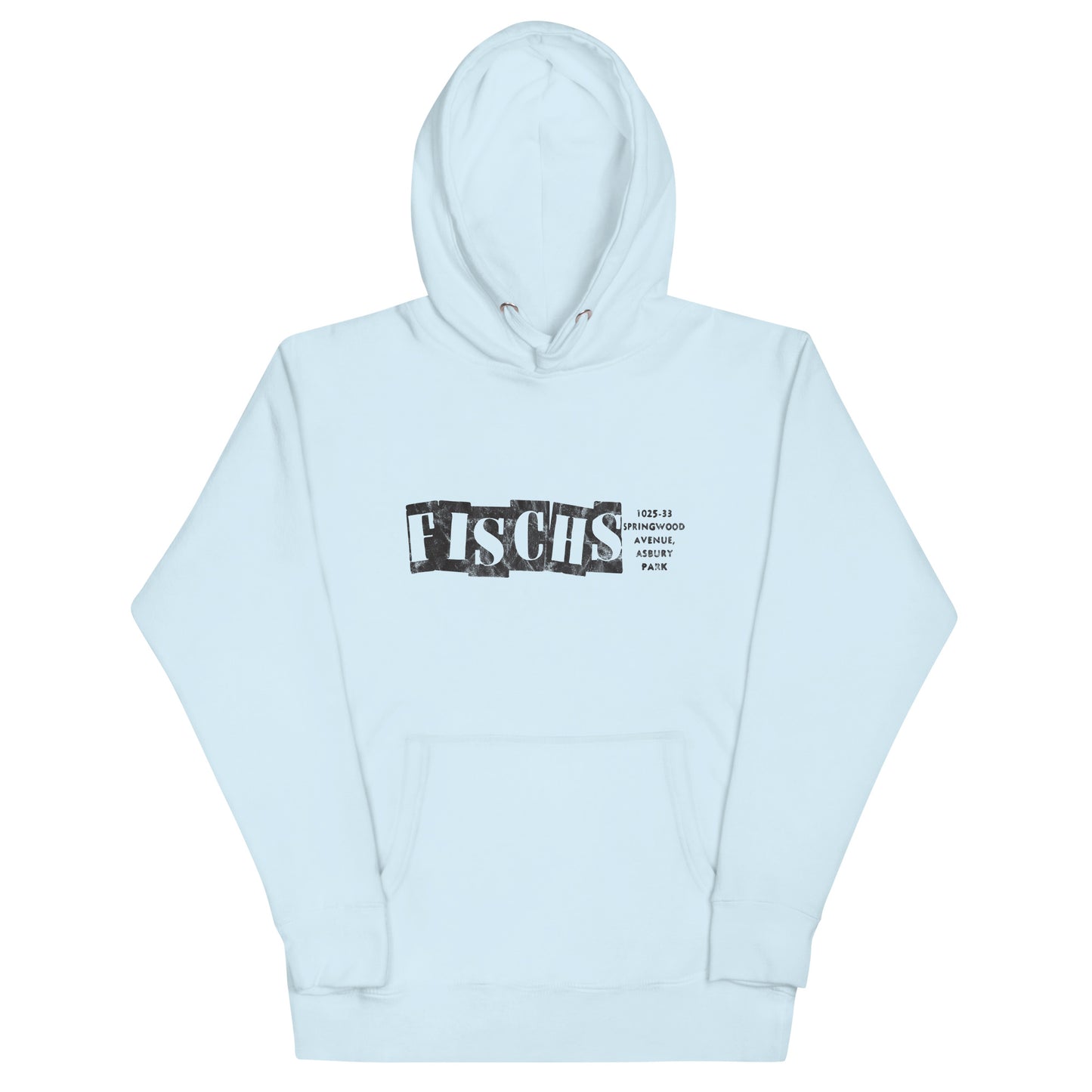 Fisch's - ASBURY PARK - Unisex Hoodie Sky Blue