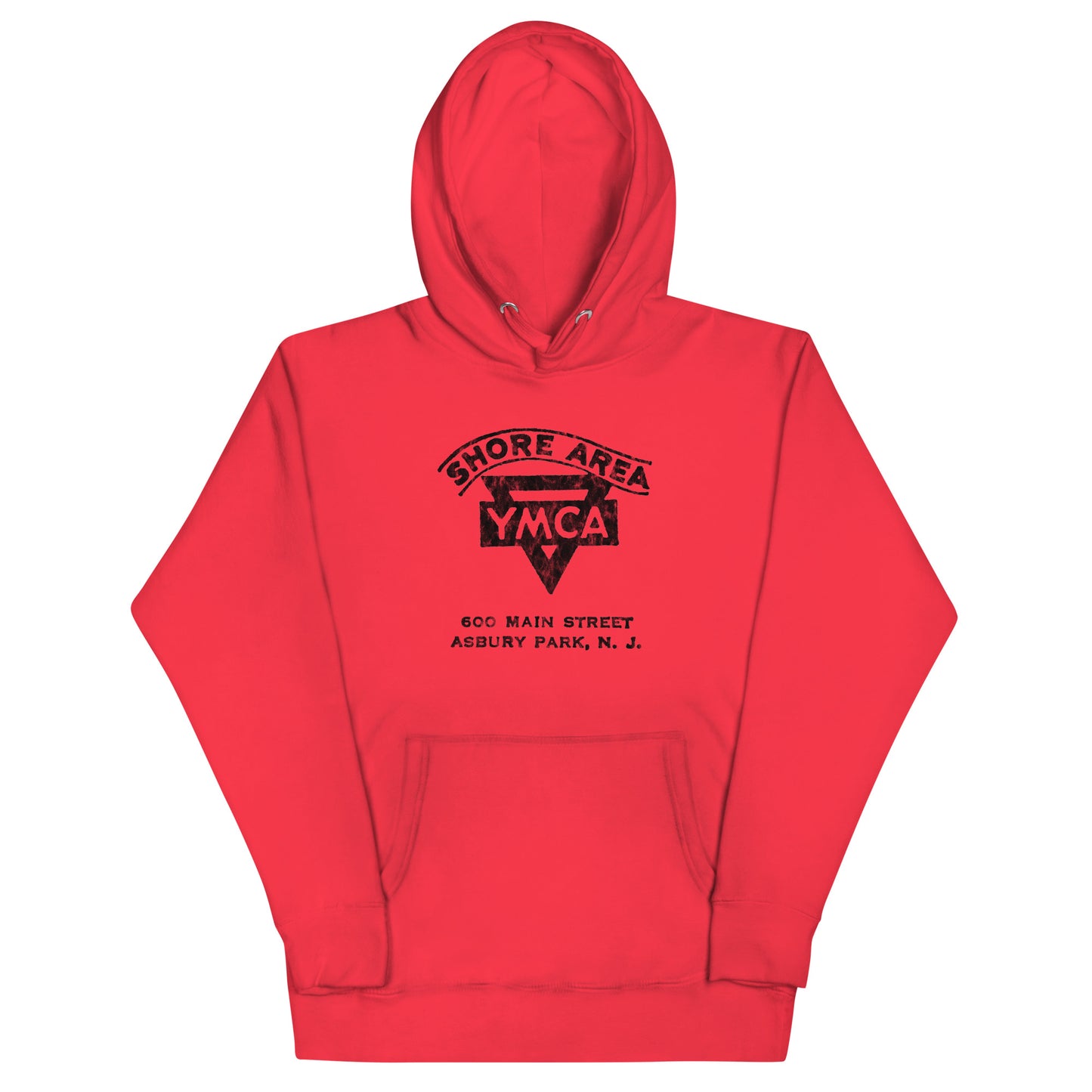 Shore Area YMCA - ASBURY PARK - Unisex Hoodie Team Red