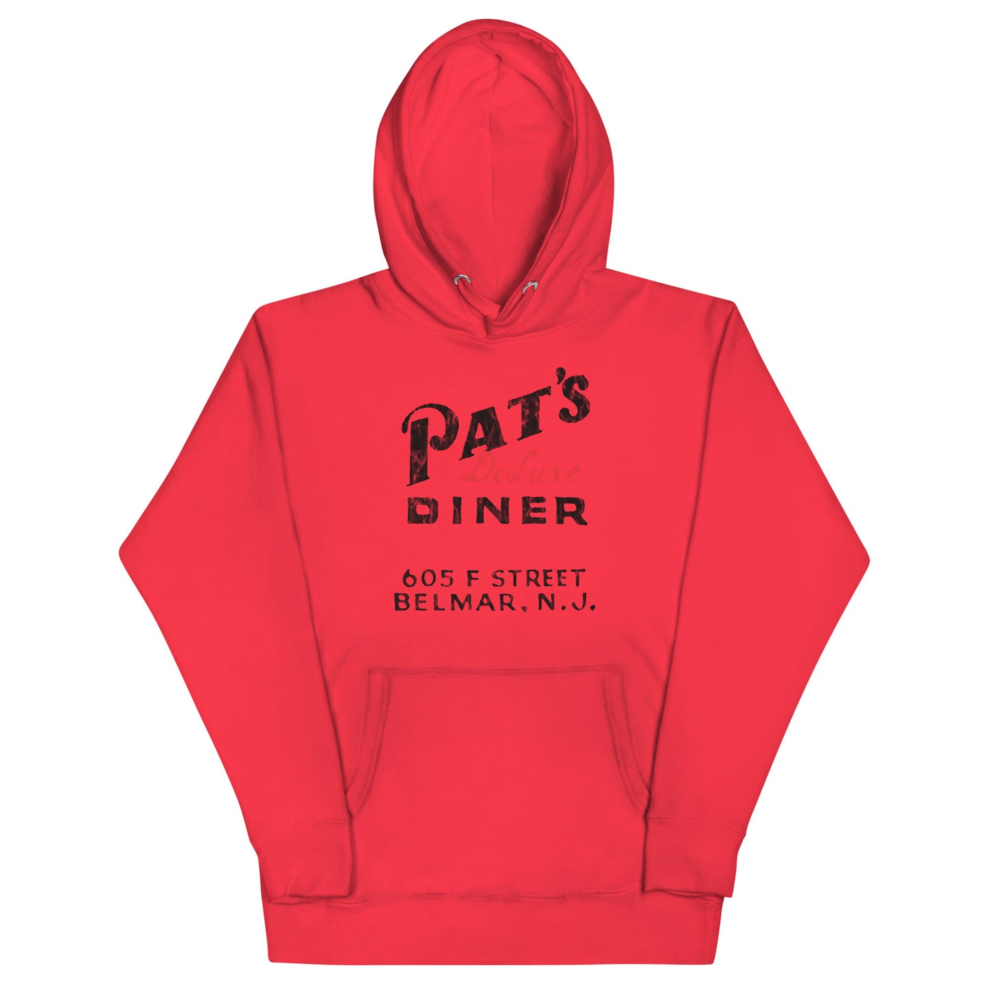 Pat's Diner - BELMAR - Unisex Hoodie Team Red