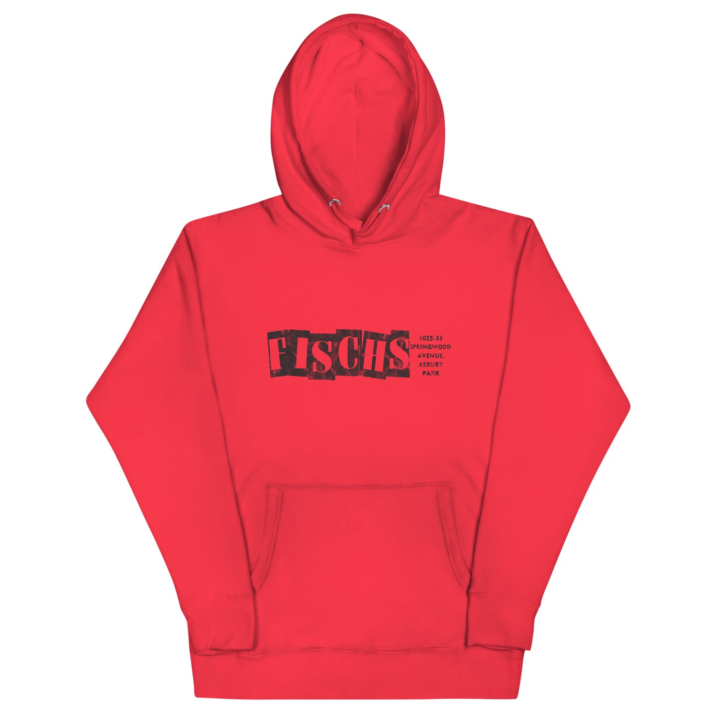 Fisch's - ASBURY PARK - Unisex Hoodie Team Red