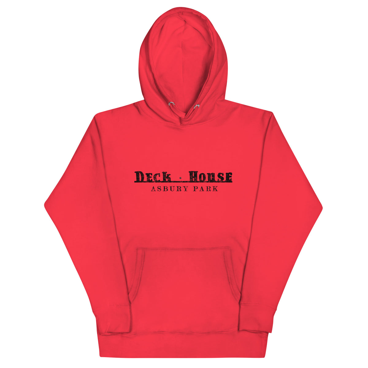 Deck House - ASBURY PARK - Unisex Hoodie Team Red