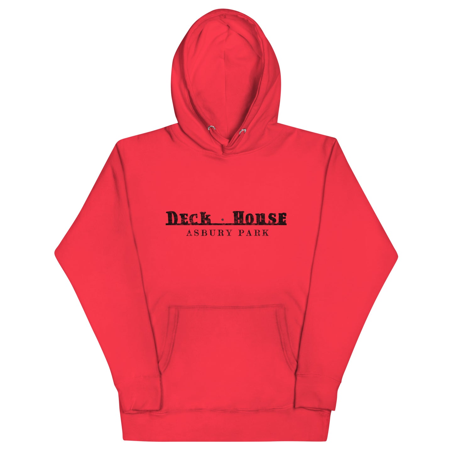 Deck House - ASBURY PARK - Unisex Hoodie Team Red